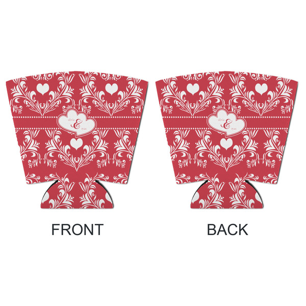 Heart Damask Party Cup Sleeves - with bottom - APPROVAL