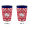 Heart Damask Party Cup Sleeves - without bottom - Approval