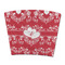 Heart Damask Party Cup Sleeves - without bottom - FRONT (flat)
