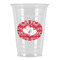 Heart Damask Party Cups - 16oz - Front/Main
