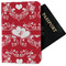 Heart Damask Passport Holder - Fabric (Personalized)