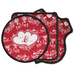 Heart Damask Iron on Patches (Personalized)