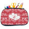 Heart Damask Neoprene Pencil Case - Medium w/ Couple's Names