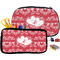 Heart Damask Pencil / School Supplies Bags Small and Medium