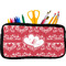 Heart Damask Pencil / School Supplies Bags - Small