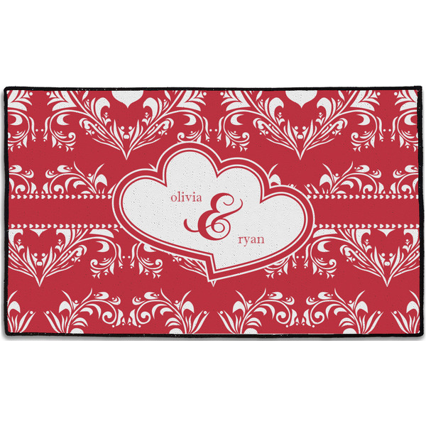 Heart Damask Personalized - 60x36 (APPROVAL)