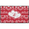 Heart Damask Door Mat - 60"x36" (Personalized)