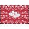 Heart Damask Door Mat - 36"x24" (Personalized)