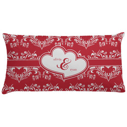 Heart Damask Pillow Case (Personalized)
