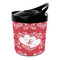 Heart Damask Personalized Plastic Ice Bucket