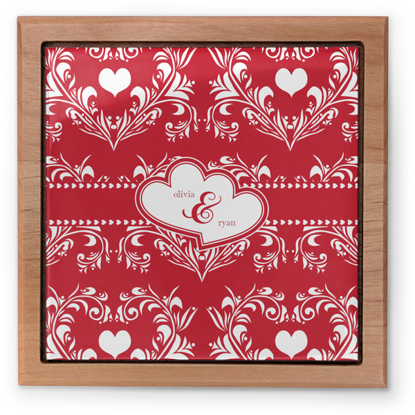 Heart Damask Pet Urn - Apvl