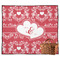 Heart Damask Outdoor Picnic Blanket (Personalized)