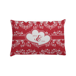 Heart Damask Pillow Case - Standard (Personalized)