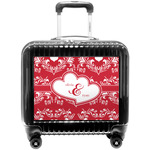 Heart Damask Pilot / Flight Suitcase (Personalized)