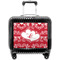 Heart Damask Pilot Bag Luggage with Wheels