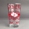 Heart Damask Pint Glass - Full Fill w Transparency - Front/Main