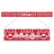 Heart Damask Plastic Ruler - 12" (Personalized)