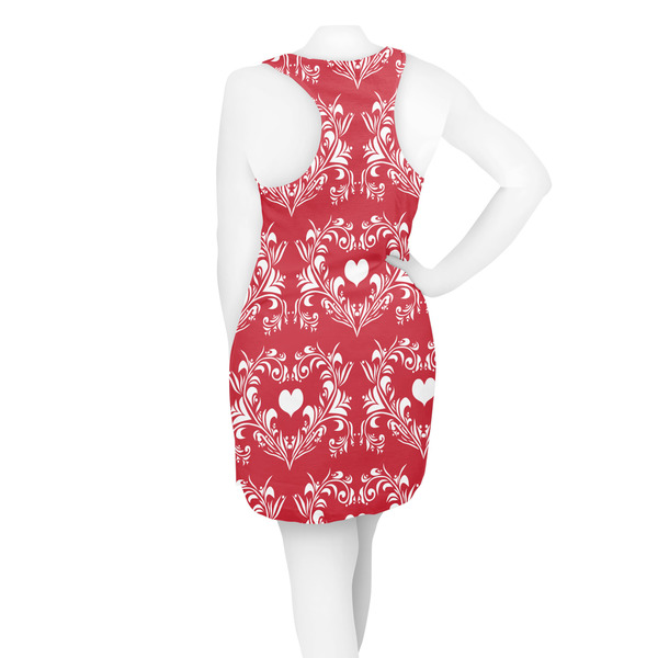 Heart Damask Racerback Dress - On Model - Back