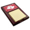 Heart Damask Red Mahogany Sticky Note Holder (Personalized)