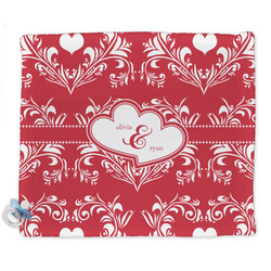 Heart Damask Security Blanket - Single Sided (Personalized)