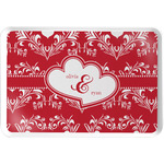 Heart Damask Serving Tray (Personalized)