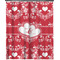 Heart Damask Shower Curtain 70x90