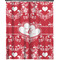 Heart Damask Extra Long Shower Curtain - 70"x84" (Personalized)