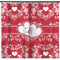 Heart Damask Shower Curtain - Custom Size (Personalized)