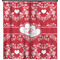 Heart Damask Shower Curtain (Personalized)