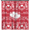 Heart Damask Shower Curtain - 71" x 74" (Personalized)