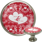 Heart Damask Cabinet Knobs (Personalized)