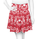 Heart Damask Skater Skirt - Small