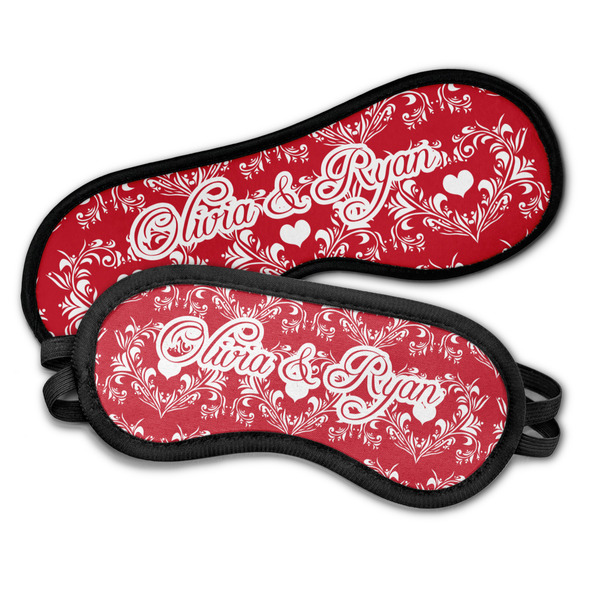Heart Damask Sleeping Eye Masks - PARENT