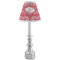 Heart Damask Small Chandelier Lamp - LIFESTYLE (on candle stick)