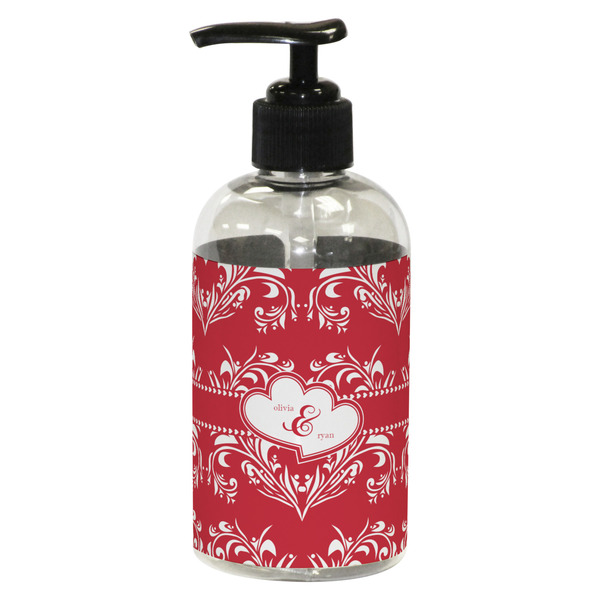 Heart Damask Small Soap/Lotion Bottle