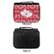 Heart Damask Small Travel Bag - APPROVAL