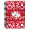 Heart Damask Spiral Notebook (Personalized)