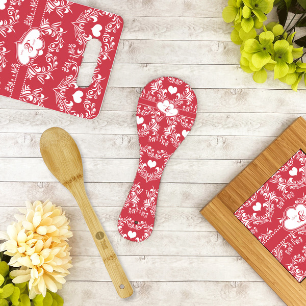 Heart Damask Spoon Rest Trivet - LIFESTYLE