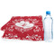 Heart Damask Sports & Fitness Towel (Personalized)