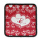 Heart Damask Square Patch