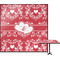 Heart Damask Square Table Top