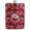Heart Damask Stainless Steel Flask (Personalized)