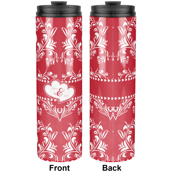 Heart Damask Stainless Steel Tumbler 20 Oz - Approval