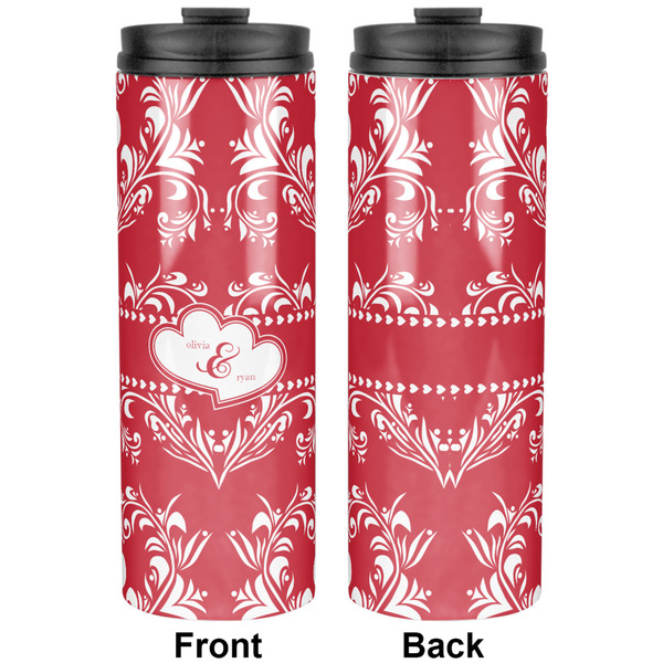 Heart Damask Stainless Steel Tumbler - Apvl