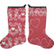 Heart Damask Stocking - Double-Sided - Approval