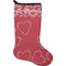 Heart Damask Holiday Stocking - Single-Sided - Neoprene (Personalized)