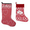 Heart Damask Stockings - Side by Side compare