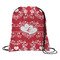Heart Damask Drawstring Backpack