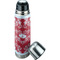 Heart Damask Thermos - Lid Off