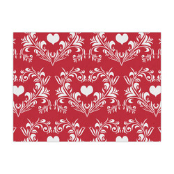 Heart Damask Large Tissue Papers Sheets - Heavyweight